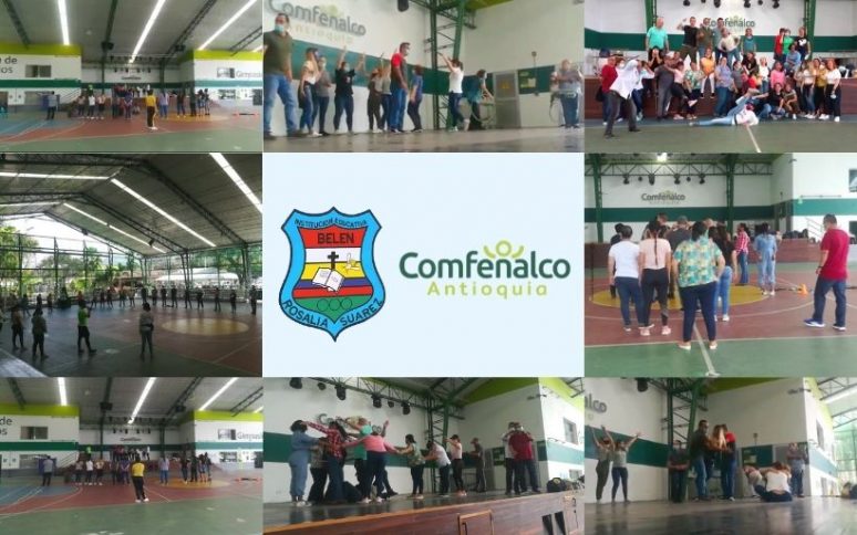 Actividad recreativa al personal educativo