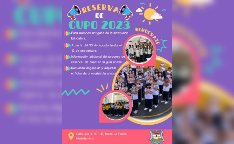 Reserva de cupo 2023