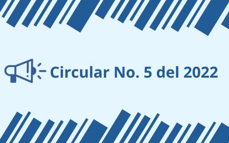 Circular No. 5 del 2022