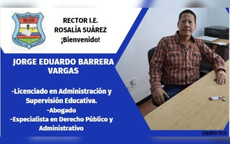 Presentación del rector de la Institución