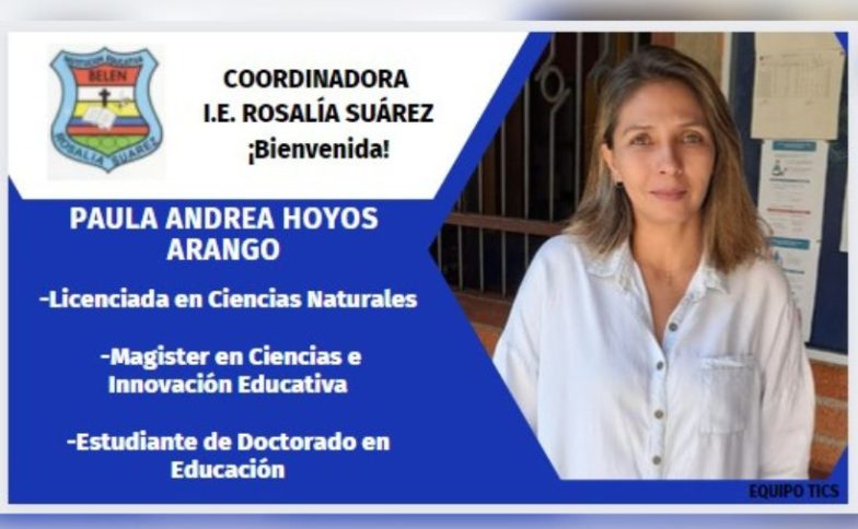 Presentación de la nueva coordinadora de la Institución.